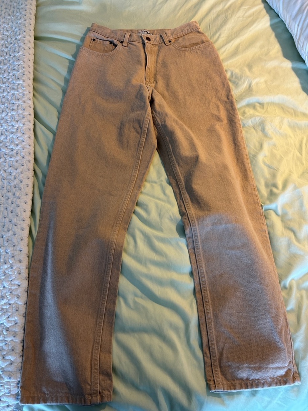 L.L. Bean Men's Cargo Pants in Light Brown